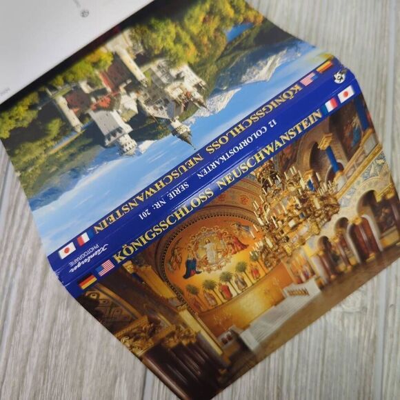 Vintage Guide to Book Neuschwanstein Castle & Hohenscheangau Postcards - Picture 6 of 8